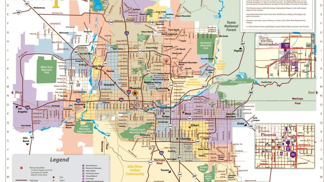 Phoenix Zip Code Maps Phoenix PHX