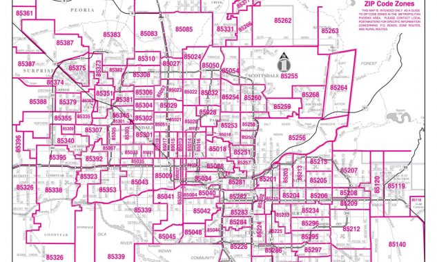 zip code map of phoenix az Phoenix Zip Code Maps Phoenix Phx zip code map of phoenix az